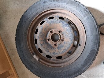 Zimní pneu na diskoch 195/65 R15 Continental - 4