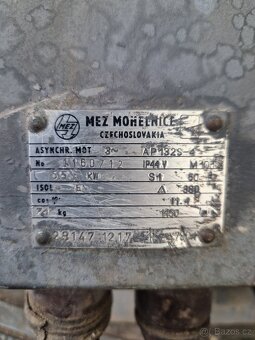Elektromotor 5,5kw MEZ MOHELNICE - 4