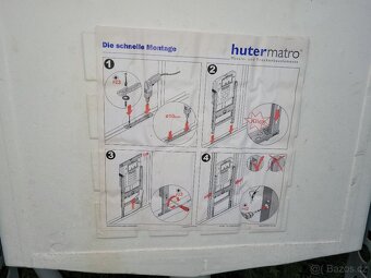 Předstěnová instalace pro závěsné WC Huter Matro (Geberit) 1 - 4