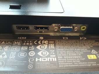 Lenovo T2254p 22" ThinkVision HDMI VGA DP - 4