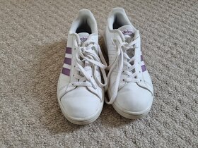 Boty Adidas 37 1/3 tenisky - růžový pruh - 4
