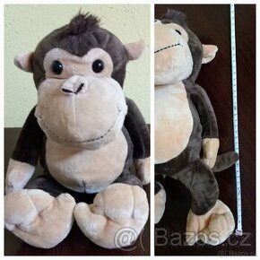 Plyšové hračky, opice,mamut,medvěd,prasátko,šmoulove - 4