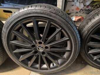 ALU kola Škoda Octavia III 5x112 r18, Originál, pneu 7mm - 4