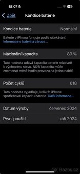iPhone 16 PRO 256GB Pouštní titan 100% STAV - 4