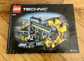 Rozlozené lego Technic 42055 Rýpadlo s kolesovým bagrom - 4