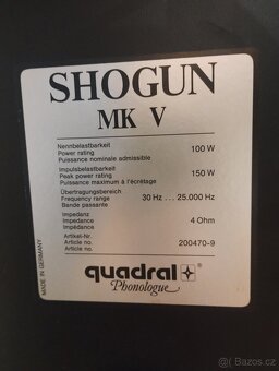 Quadral Shogun mk V - 4