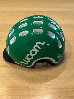 Prodám dětskou helmu WOOM – zelená, velikost S - 4