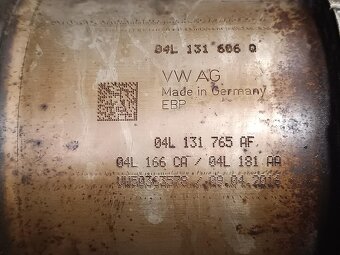 DPF filtr částic 04L131606Q DEJ 2.0TDI 110KW VW Golf 7 2016 - 4