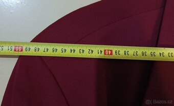 Sako tmavě vínové pánské vel.XL - 4