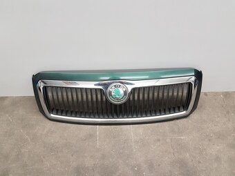 Přední maska Škoda Fabia I FL., zelená met. 9572, 6Y0853668B - 4