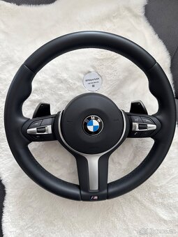 Predám BMW volant Mpacket F10/F01 s pádlami - 4