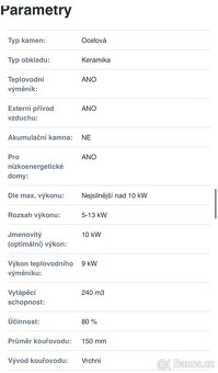 Nabízím krbové kamna ROMOTOP + akumulační nádrž - 4