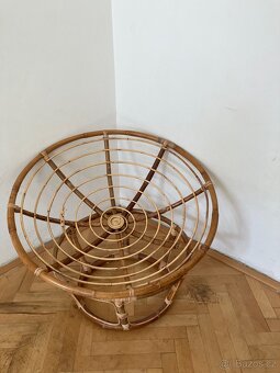 Ratanový papasan, křeslo k odpočinku - 4