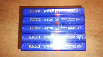 Audiokazety TDK T1-90 5 kusů - 4