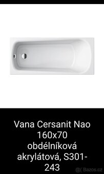 Akrylátová vana nová - 4