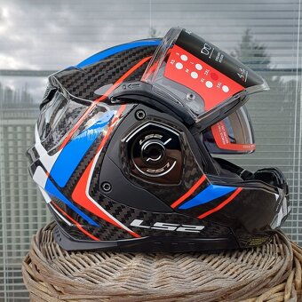 Silniční překlápěcí přilba LS2 ADVANT X CARBON FUTURE II - 4