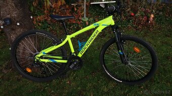 Zánovní Horské kolo Rockrider ST 100 můžu POSLAT s lehkým AL - 4