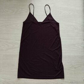 Krajkové šaty vínové zn.H&M - 4