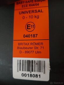 Autosedačka / autolehačka Römer - 4