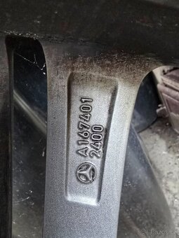Prodám dvourozměrná original alu kola R20 mercedes GLE W167 - 4