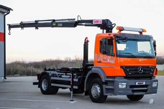 MERCEDES AXOR 19T HÁKOVÝ NOSIČ KONTEJNERŮ HYDRAULICKÁ RUKA - 4