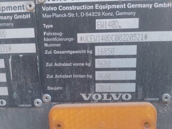 Kolový nakladač Volvo EW 140D - 4