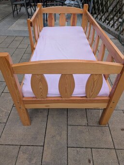 Dětská postýlka 160 cm z masivu - 4