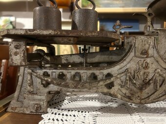 Staré litinové váhy RHEWA kouzlo dávných časů - 4