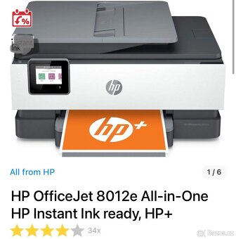 HP All in One 8012e tiskárna s novým inkoustem - 4