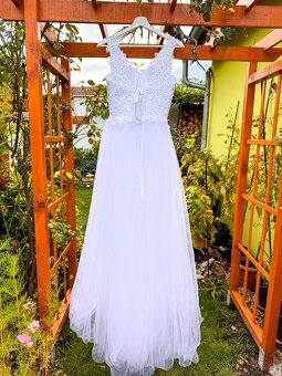 Svatební šaty XS - 4