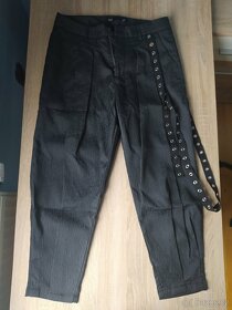 Stylové, pánské harem kalhoty s páskem - PINLI - 4