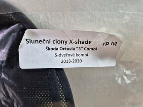 protisluneční clony X-Shades Škoda Octavia III, Combi -TOP - 4