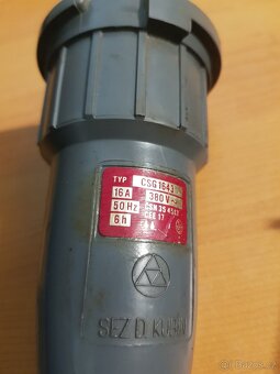 Vidlice plochá-čápová, zástrčky a spojka 400V /380V/ - 4