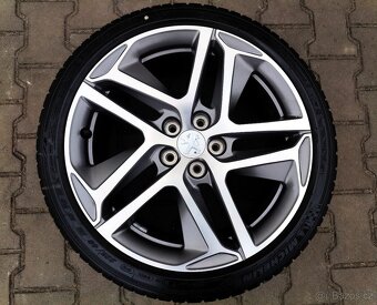 Alu kola originál Peugeot 308, 308 SW 5x108 R18 KRÁSNÁ SADA - 4