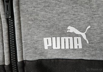 Bavlněná mikina na zip s kapucí PUMA 140–145 cm / 10 let - 4