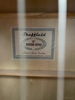 Akustická kytara Sheffield 41", včetně stojanu - 4