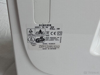 SINGER SMC 1507 - LUXUSNÍ ZNAČKOVÝ ŠICÍ STROJ - JAKO NOVÝ - 4