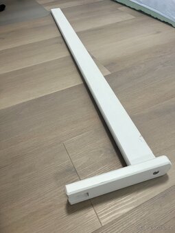 Dětská postel z masivu borovice FILÍPEK - 200x90 cm - bílá - 4