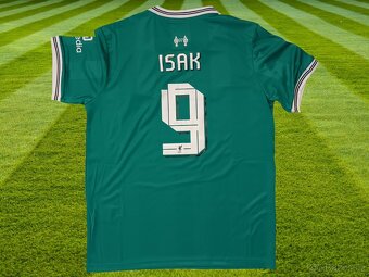 fotbalový dres Alexander Isak Liverpool FC zelená edice - 4