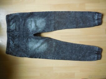 pánské Livergy tm.šedé kalhoty joggers elast.36/L p.90-96cm - 4
