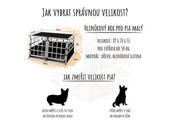 Dvojitý ALU box klec pro psa - 4