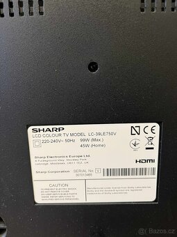 Sharp LC-39LE750V – 39" Full HD TV, super obraz, HDMI - 4
