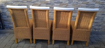 Ratanové židle 4 ks - 4