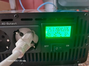 Prodám sinusový měnič napětí 24/230V 5/12kW - 4