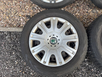 Plechové disky 15" s pneu zimní - 185/60 R15 88T - 4