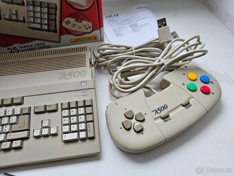 PRODÁM RETRO KONZOLI AMIGA A500 MINI +SPOUSTA HER STAV NOVÉ - 4