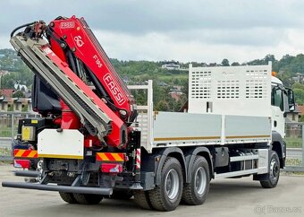 MAN TGS 26.360 - 6x4 – Valník + HR-FASSI F195A.2.24 - 4