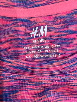 Set 6ks sportovních dívčích věci 146/152 H&M - 4