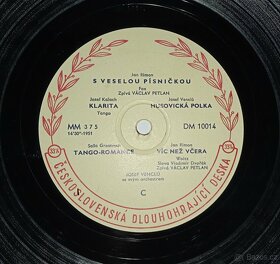 Gramofonová deska zn. Supraphon - 4