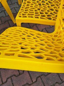 Plastové židle velmi pevné stylové - 4